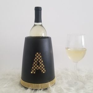 BLING GLITTER MONOGRAM ACTIVE WINE COOLER